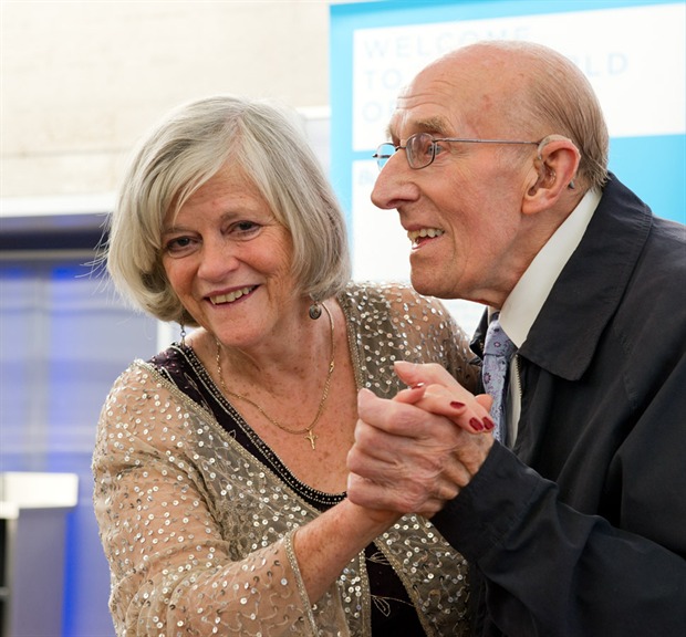 Ann and a veteran ballroom dancing